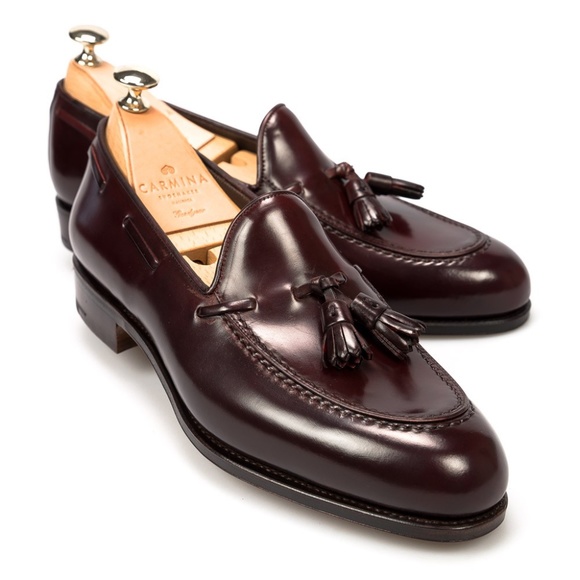 Carmina Other - Carmina Cordovan Tassel Loafers, size 9, Brand new